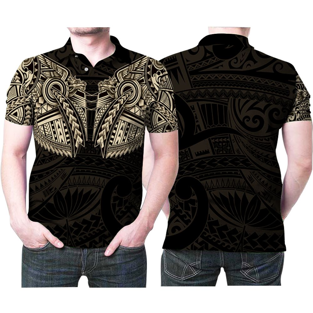 New Zealand Maori Tattoo Pattern 3d Printed Gift For New Zealand Maori Lovers Polo Shirt All Over Print Shirt 3d T-shirt