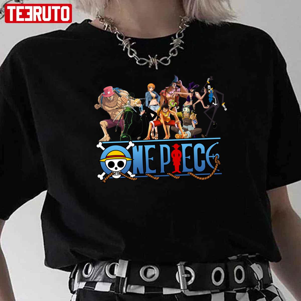 One Piece Charaters Anime Pirates Unisex T-Shirt