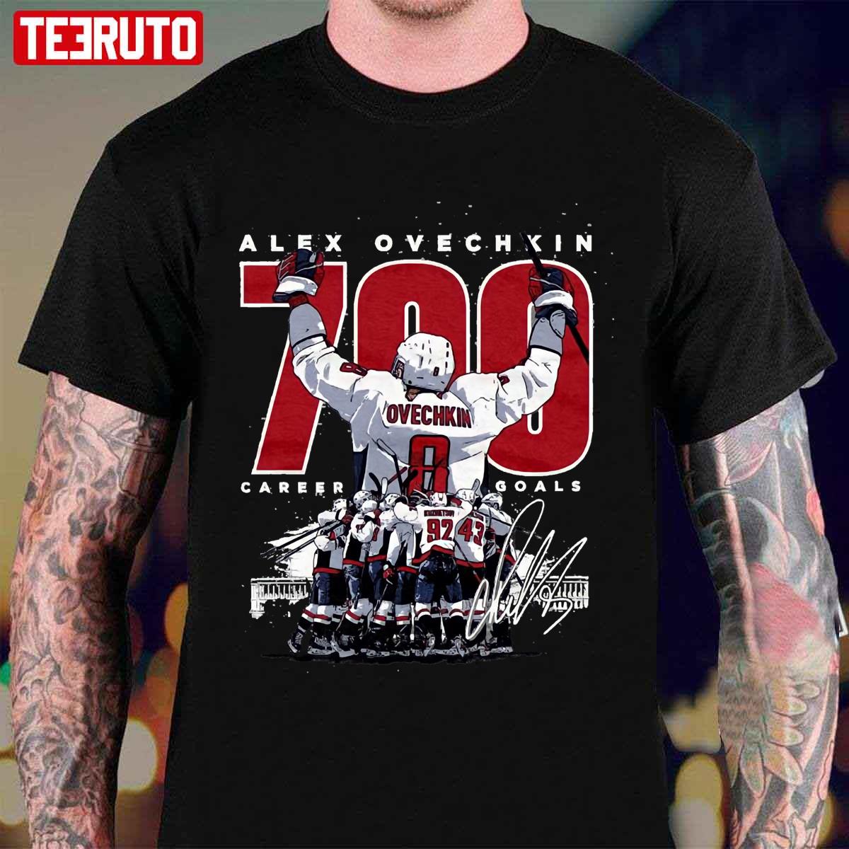 Ovechkin 700 Goals For Washington Capitals Fans Unisex T-Shirt