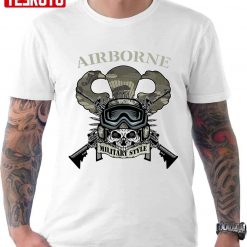 Paratrooper Army Airborne Division Patriotic Unisex T-Shirt