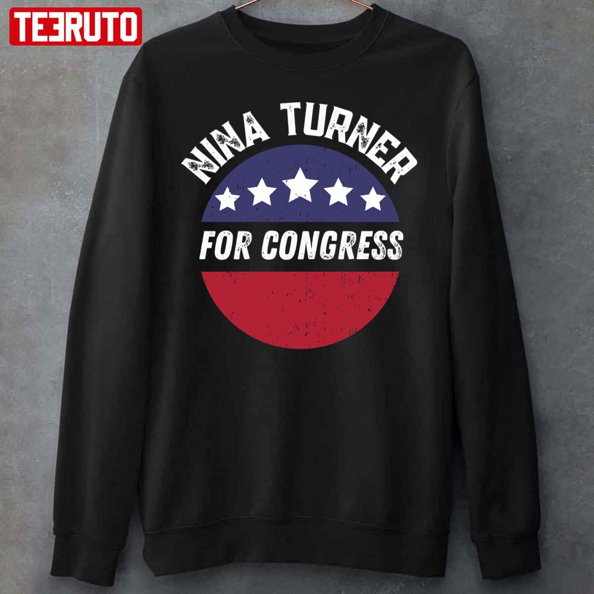 Progressive Leftist Political Nina Turner For Congress Unisex Sweatshirt