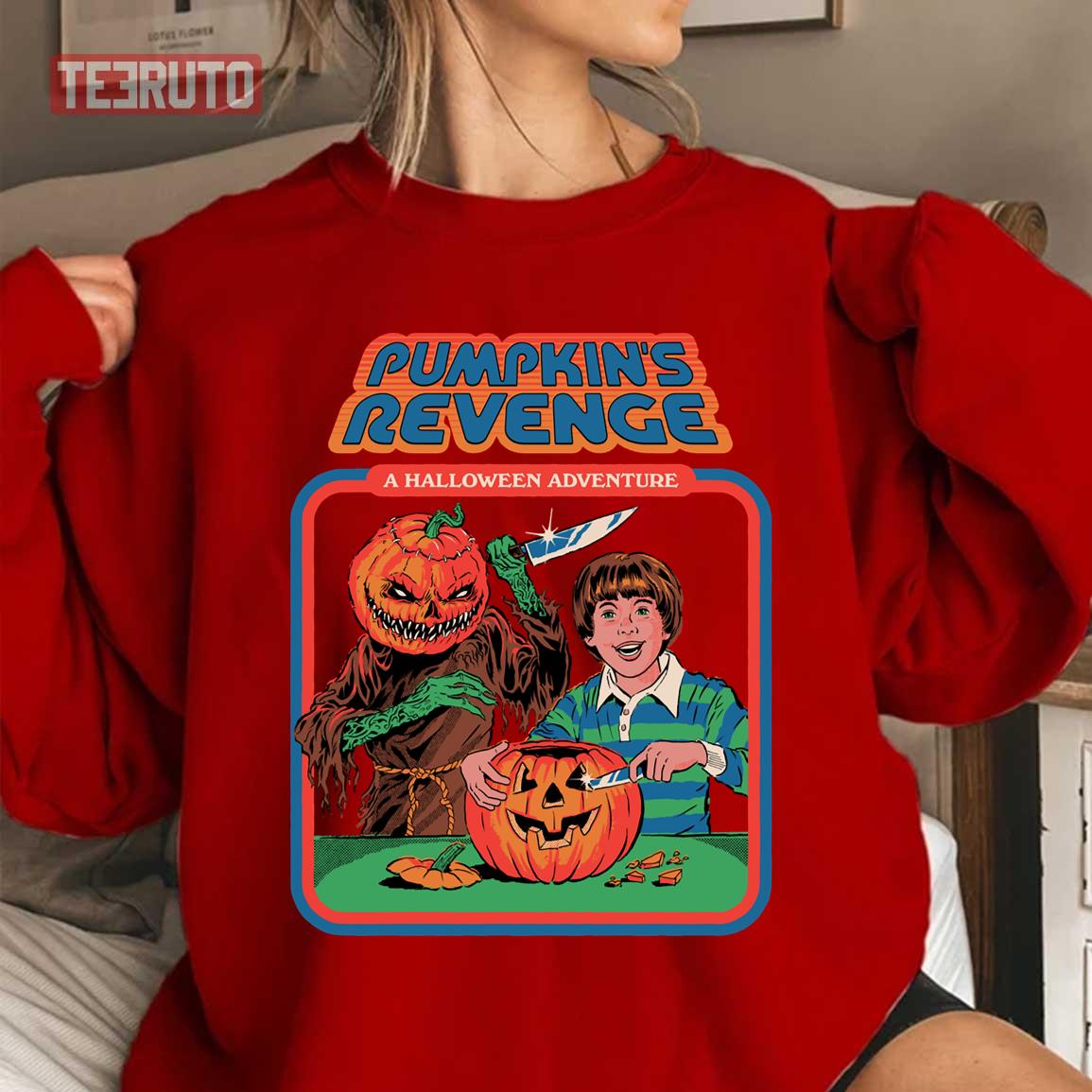 Pumpkins Revenge Funny Vintage Kids Art Unisex T-Shirt