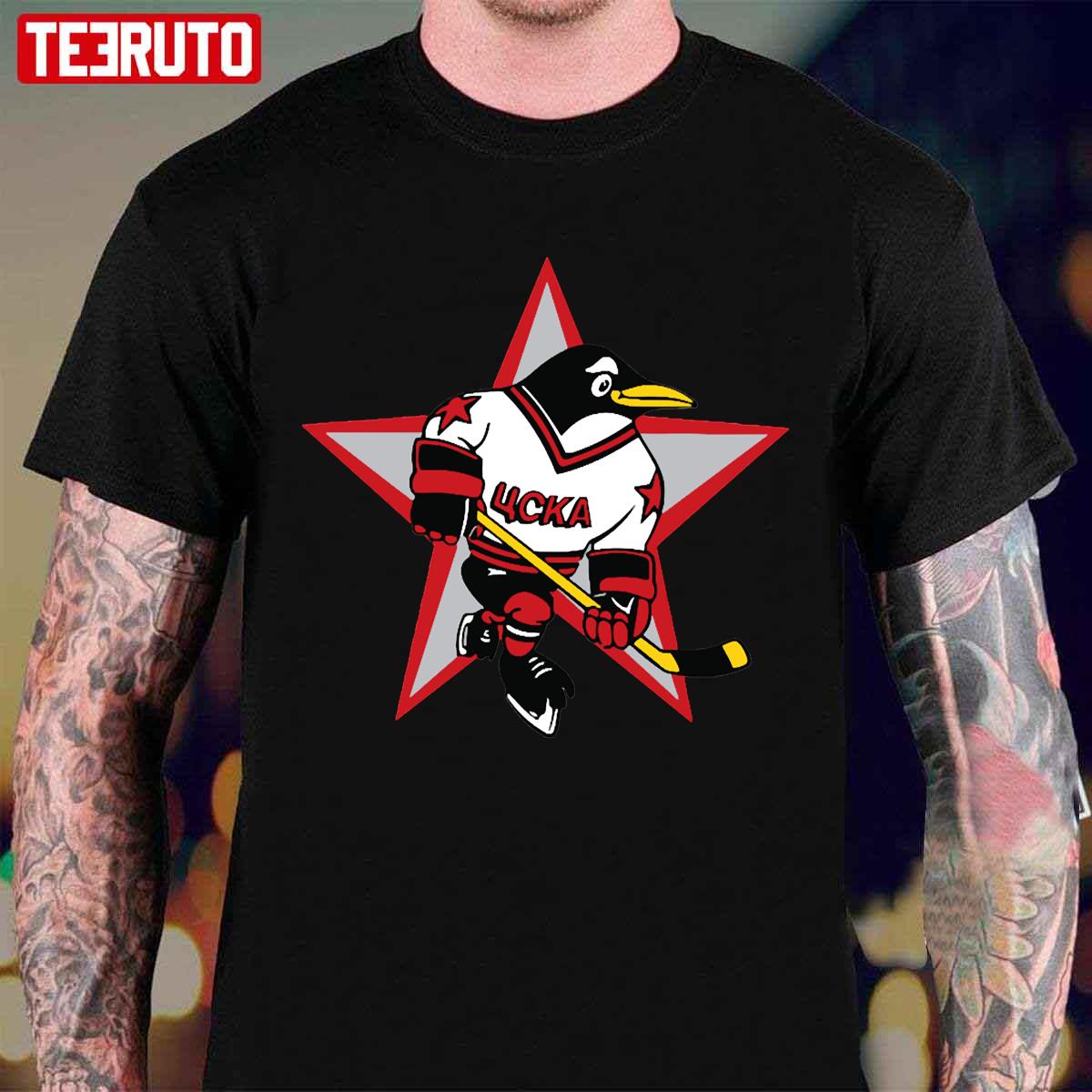 Red Penguin 1990s Russian Penguins Unisex T-Shirt