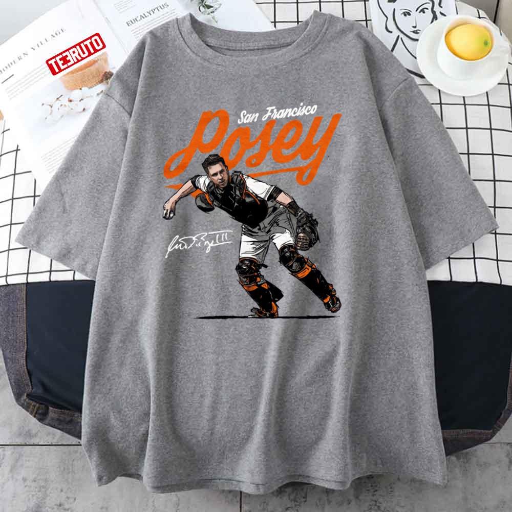 San Francisco Giants Buster Posey Signature Unisex T-Shirt