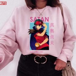 Satan The Devil Is A Parttimer Card Anime Unisex Sweatshirt