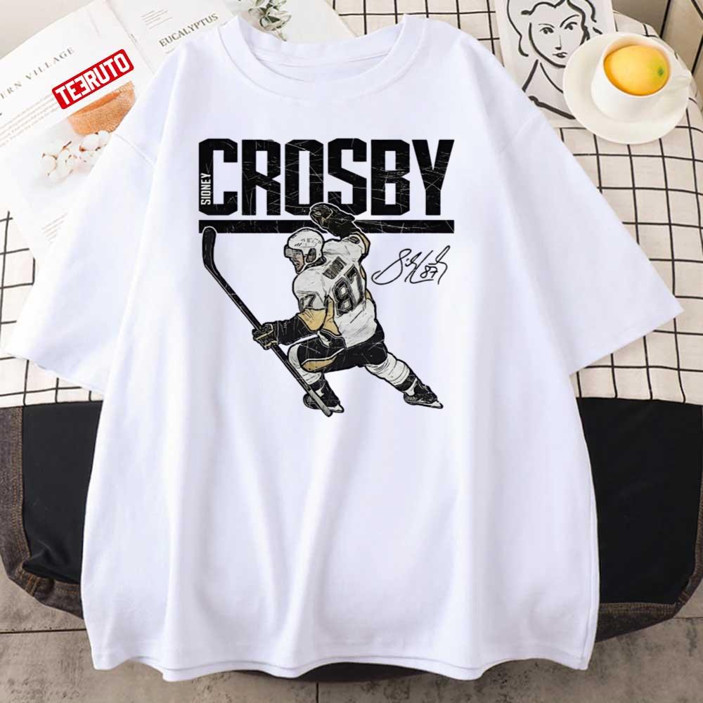 Vintage Hockey Pittsburgh Penguins Yellow Unisex T-Shirt - Teeruto