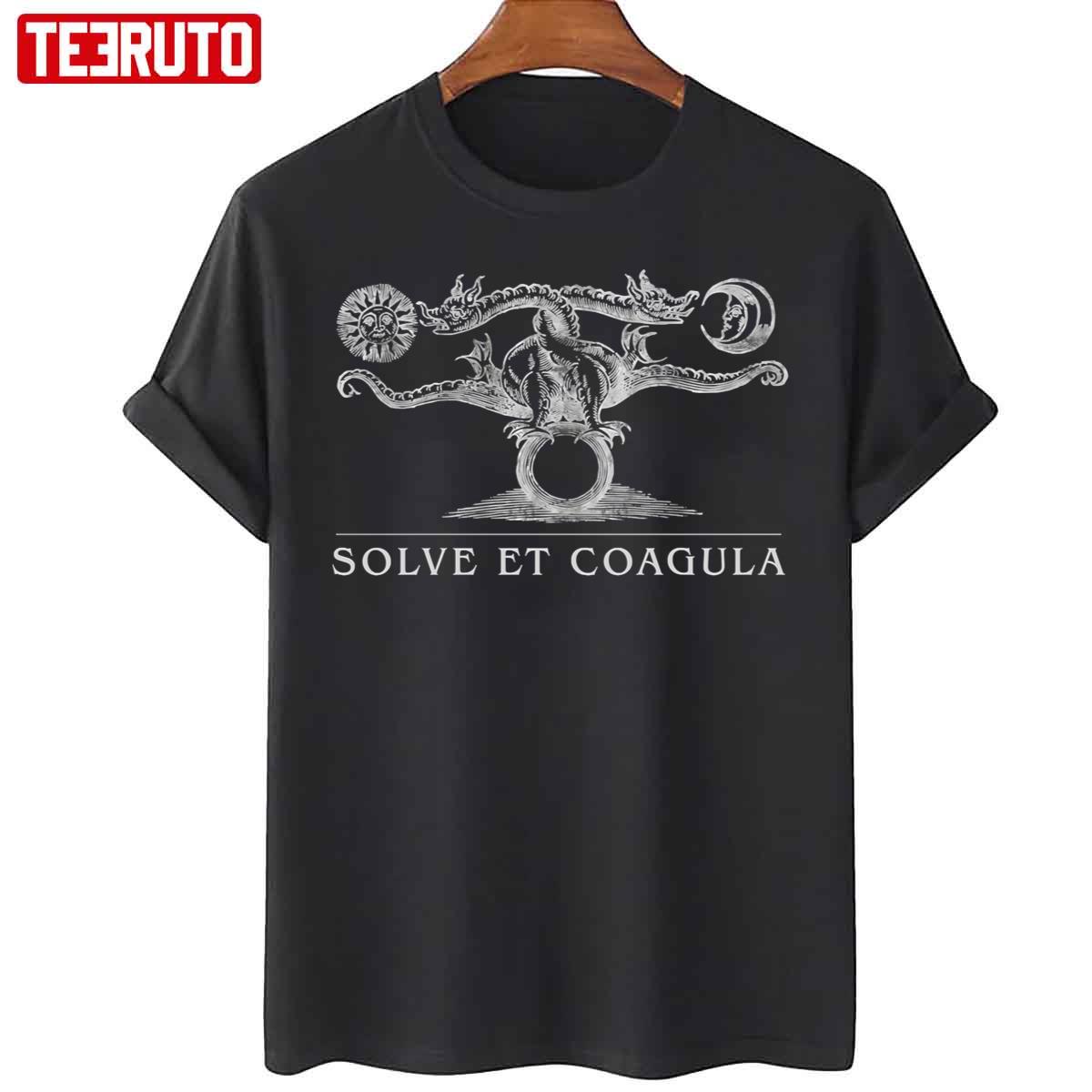 Solve Et Coagula Occult Alchemy Dragon Unisex T-Shirt