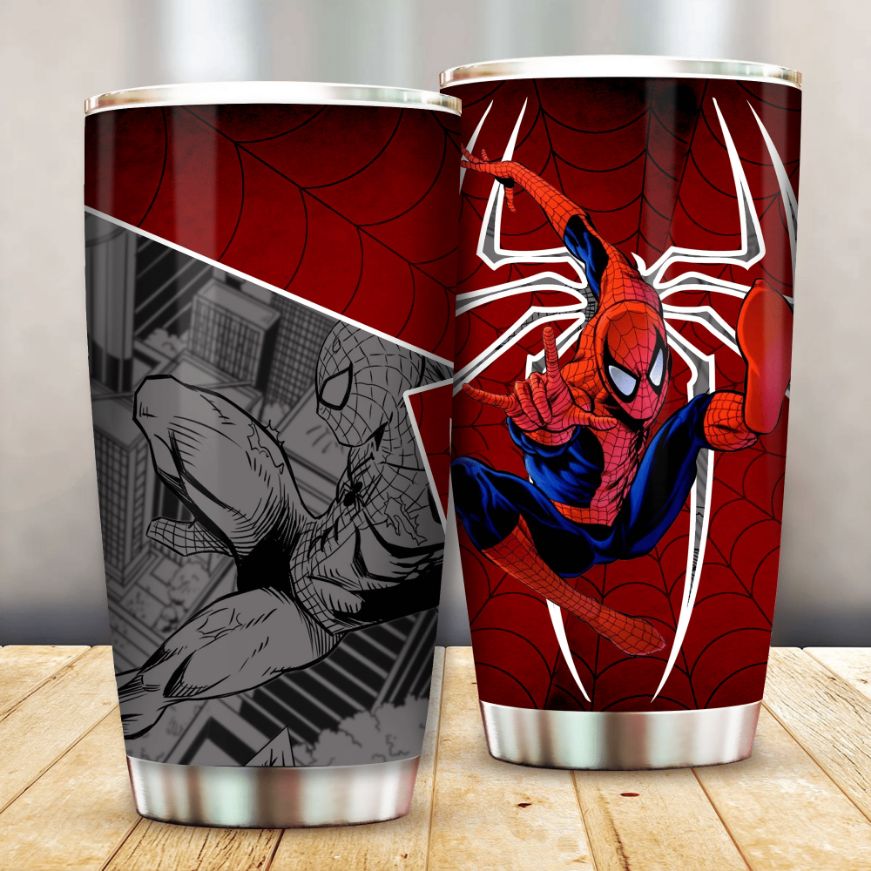 Spider Super Hero 102 Gift For Lover Day Travel Tumbler All Over Print