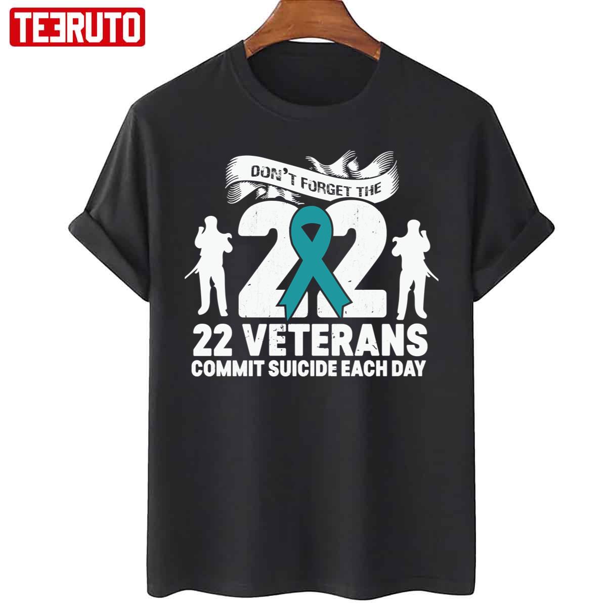 Suicide Awareness Ptsd Veterans Unisex T-Shirt