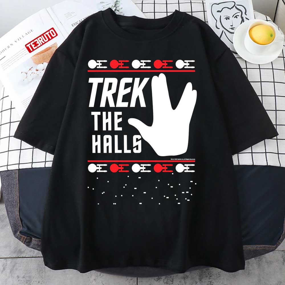 The Halls Star Trek Ugly Christmas Unisex T-Shirt