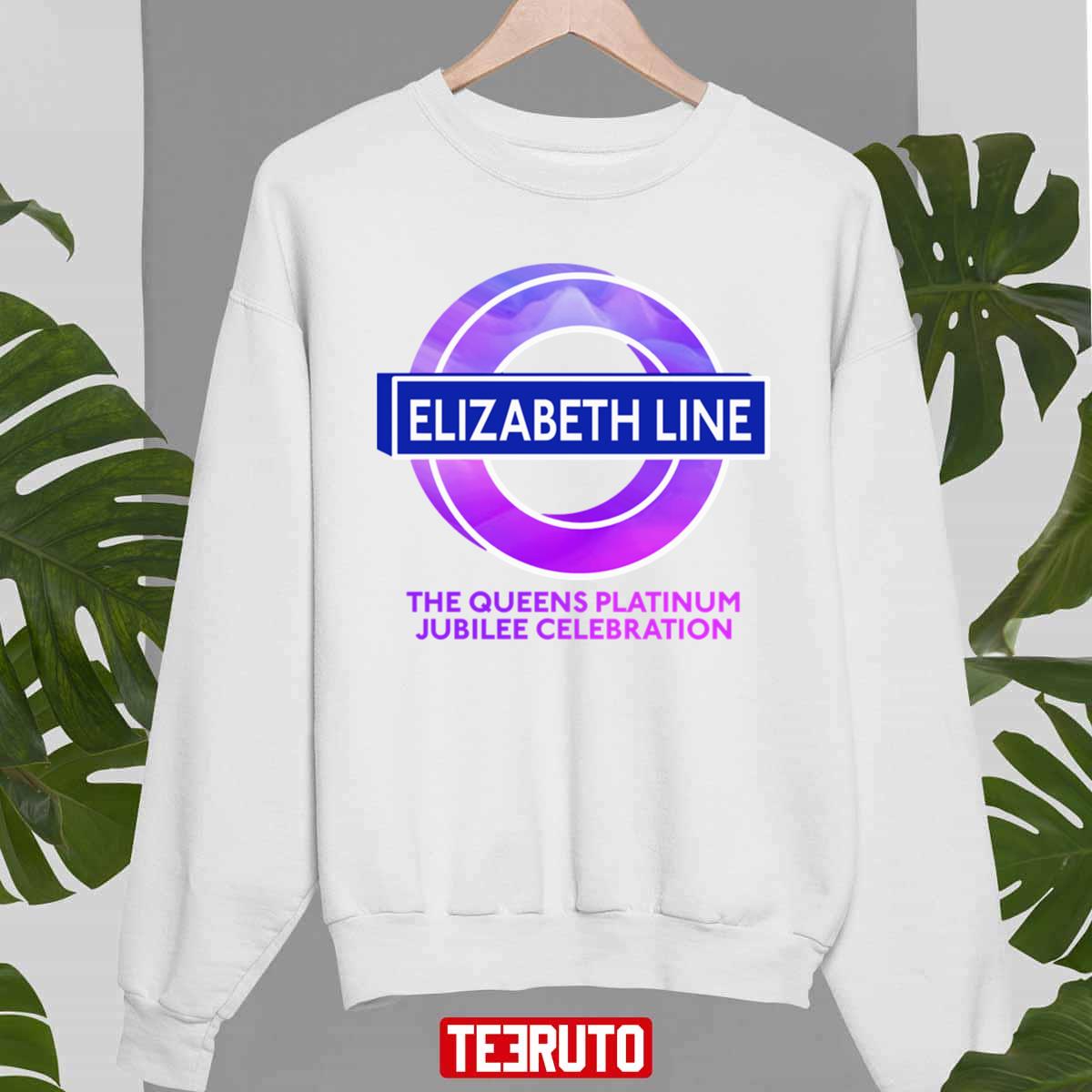 The Queens Platinum Jubilee Celebration Elizabeth Line Unisex Sweatshirt