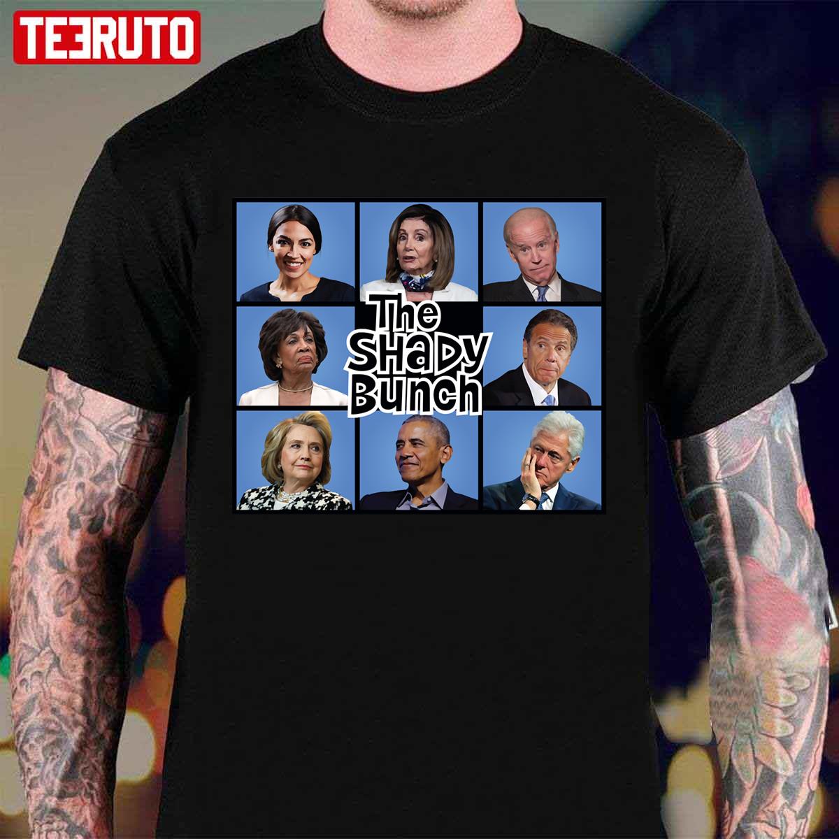 The Shady Bunch Parody Politicals Unisex T-Shirt