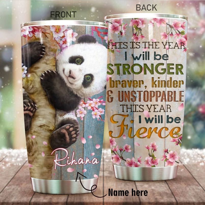 This Is The Year Panda Personalized Gift For Lover Day Travel Tumbler