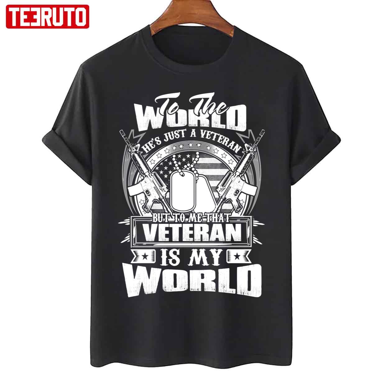 Veteran Is My World Unisex T-Shirt