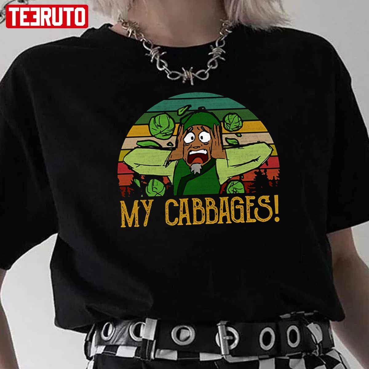 Vintage Avatar The Last Airbender’s Cabbage Guy Unisex T-Shirt