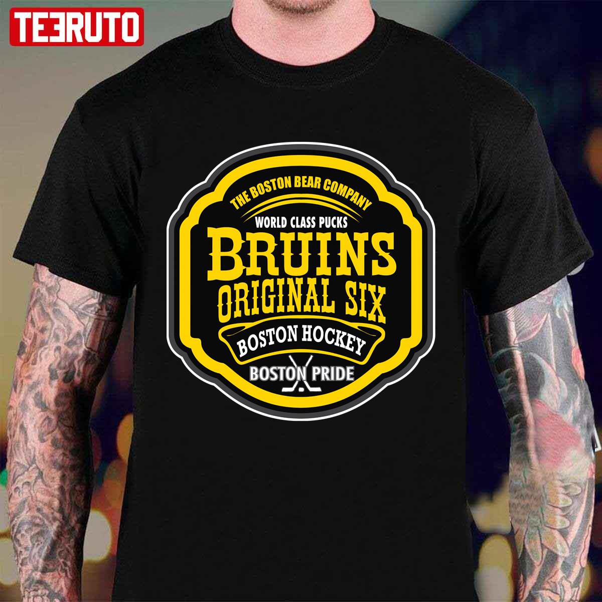 Vintage Boston Hockey Style Unisex T-Shirt