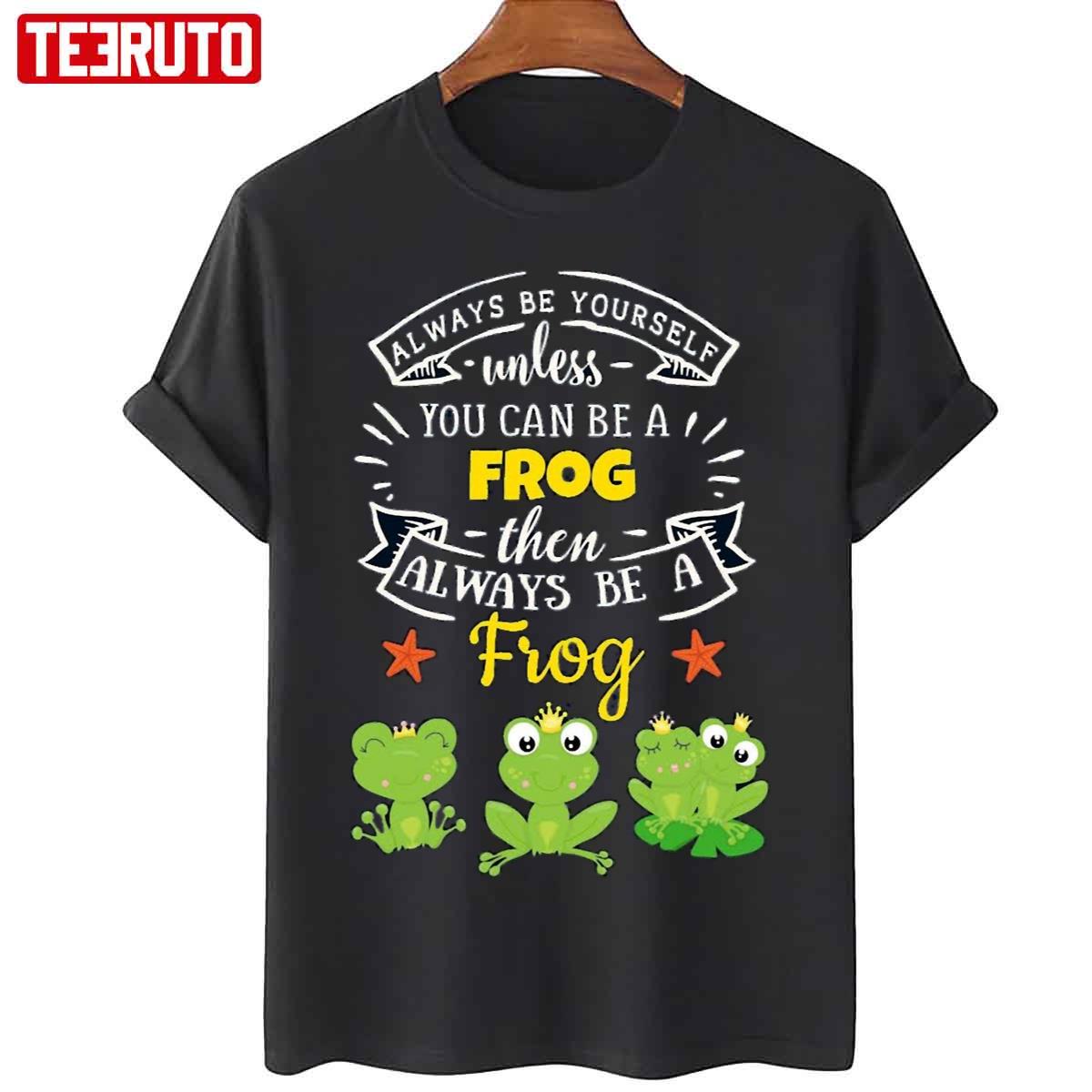 Who Let The Frogs Out Funny Unisex T-Shirt