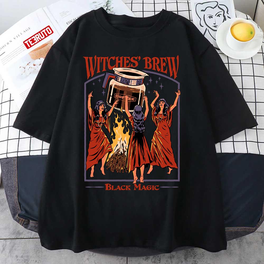 Witches’ Brew Black Magic Funny Vintage Art Unisex T-Shirt