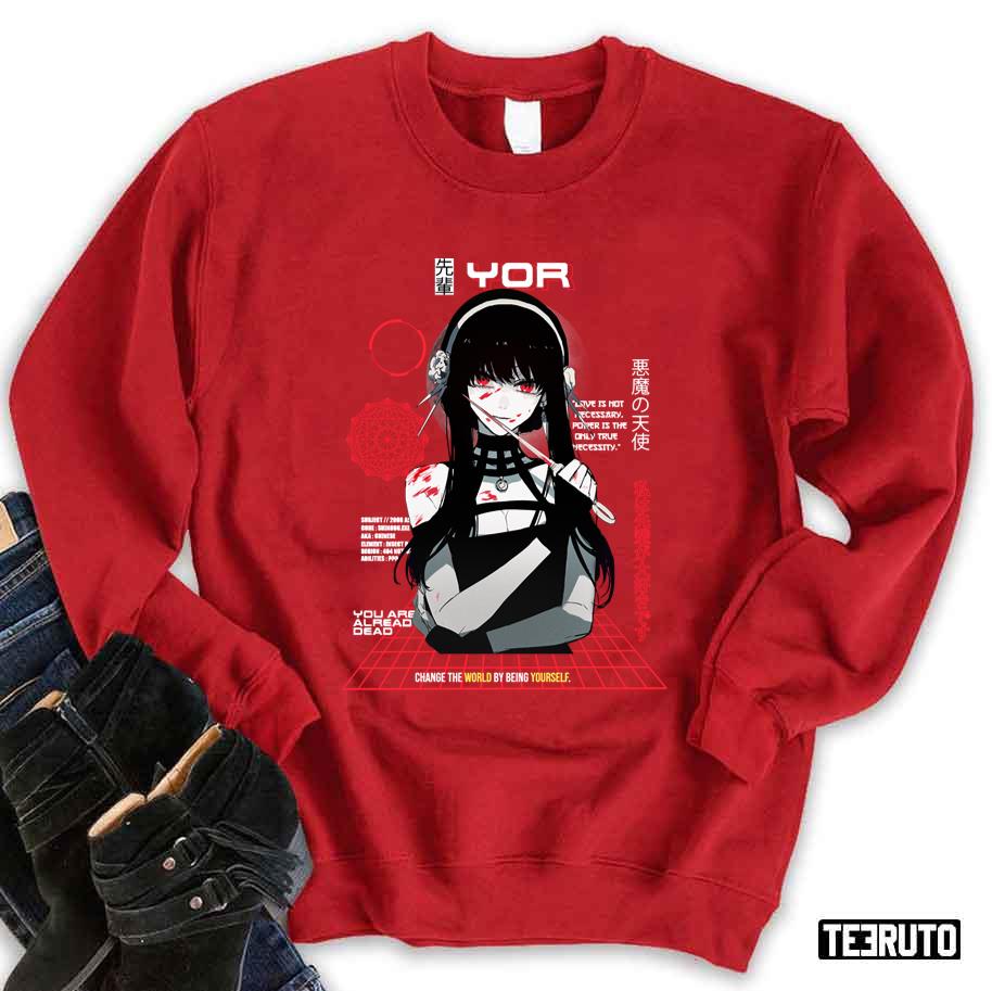 Yor Forger Manga Anime Japanese Style Unisex Sweatshirt