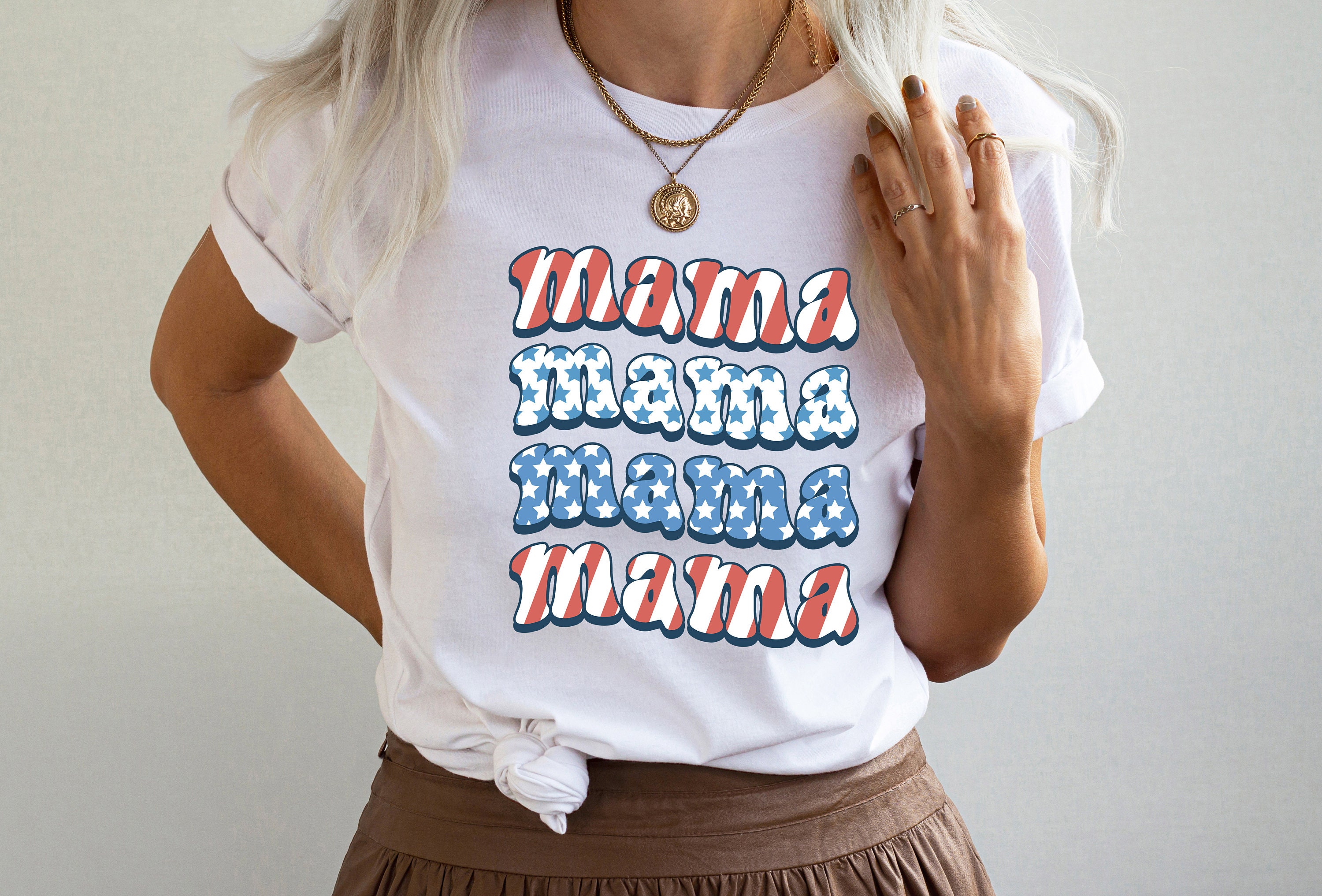 4th Of July Mama American Mama 4th Of July Patriotic Mama American Usa