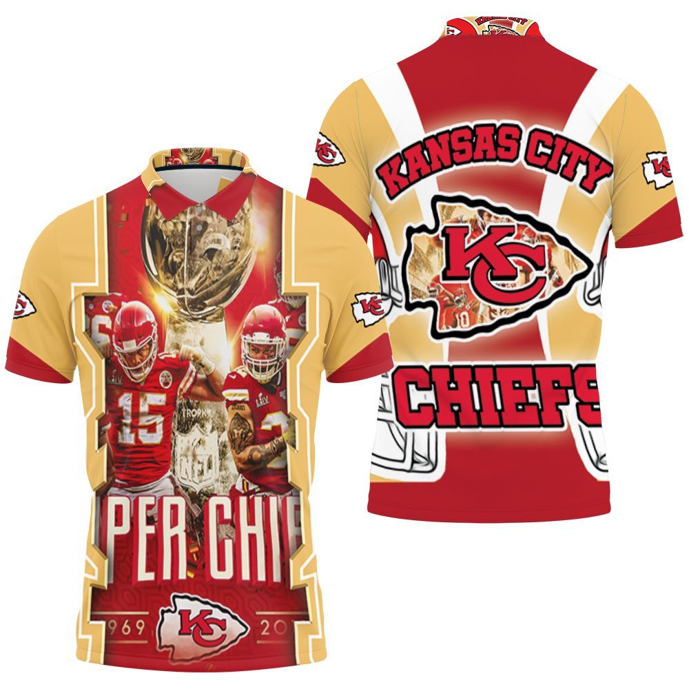 Kansas City Chiefs Patrick Mahomes Red Super Bowl Liv Game Jersey - Dingeas