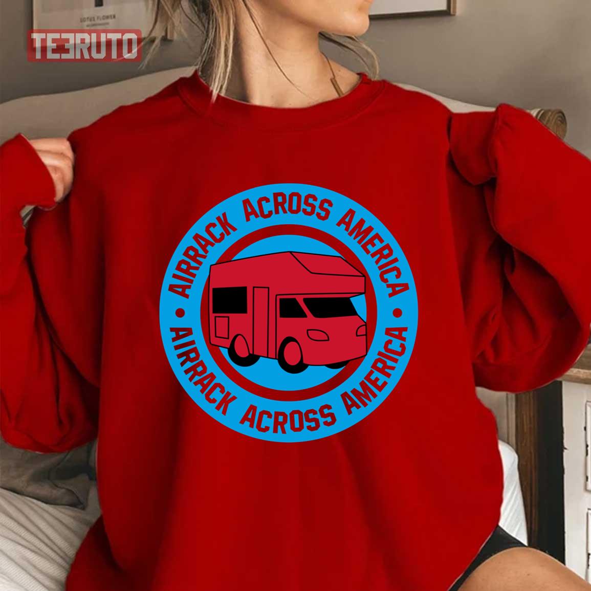 Airrack Across America Red Van Unisex Sweatshirt