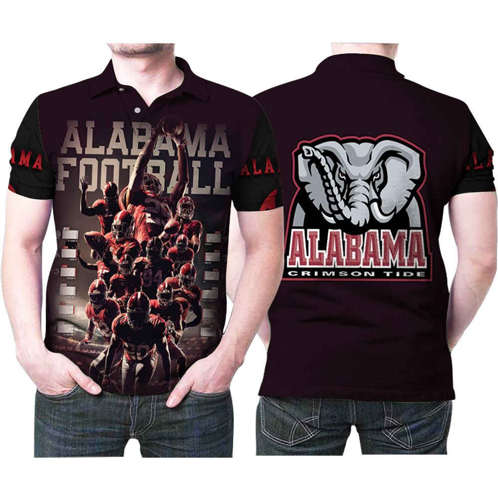 Alabama Crimson Tide Football Legendary Players 3d Designed Allover Gift For Alabama Fans Polo Shirt All Over Print Shirt 3d T-shirt