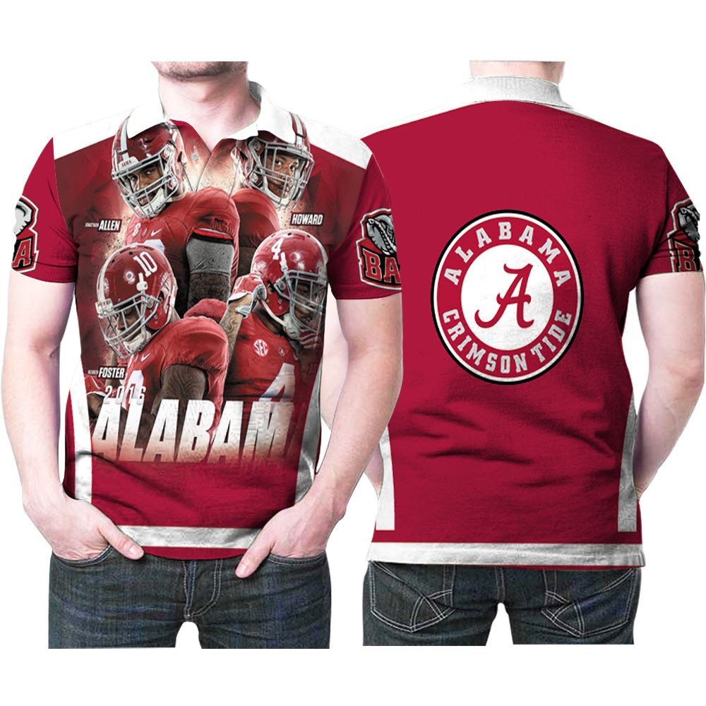 Alabama Crimson Tide National Champion Legend Players Football 3d Designed Allover Gift For Alabama Fans 4 Polo Shirt All Over Print Shirt 3d T-shirt