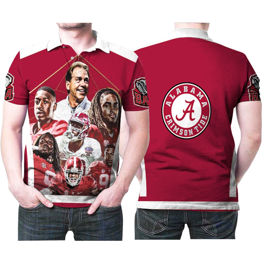 Alabama Crimson Tide National Champions Great Football Players 3d Designed Allover Gift For Alabama Fans 3 Polo Shirt All Over Print Shirt 3d T-shirt