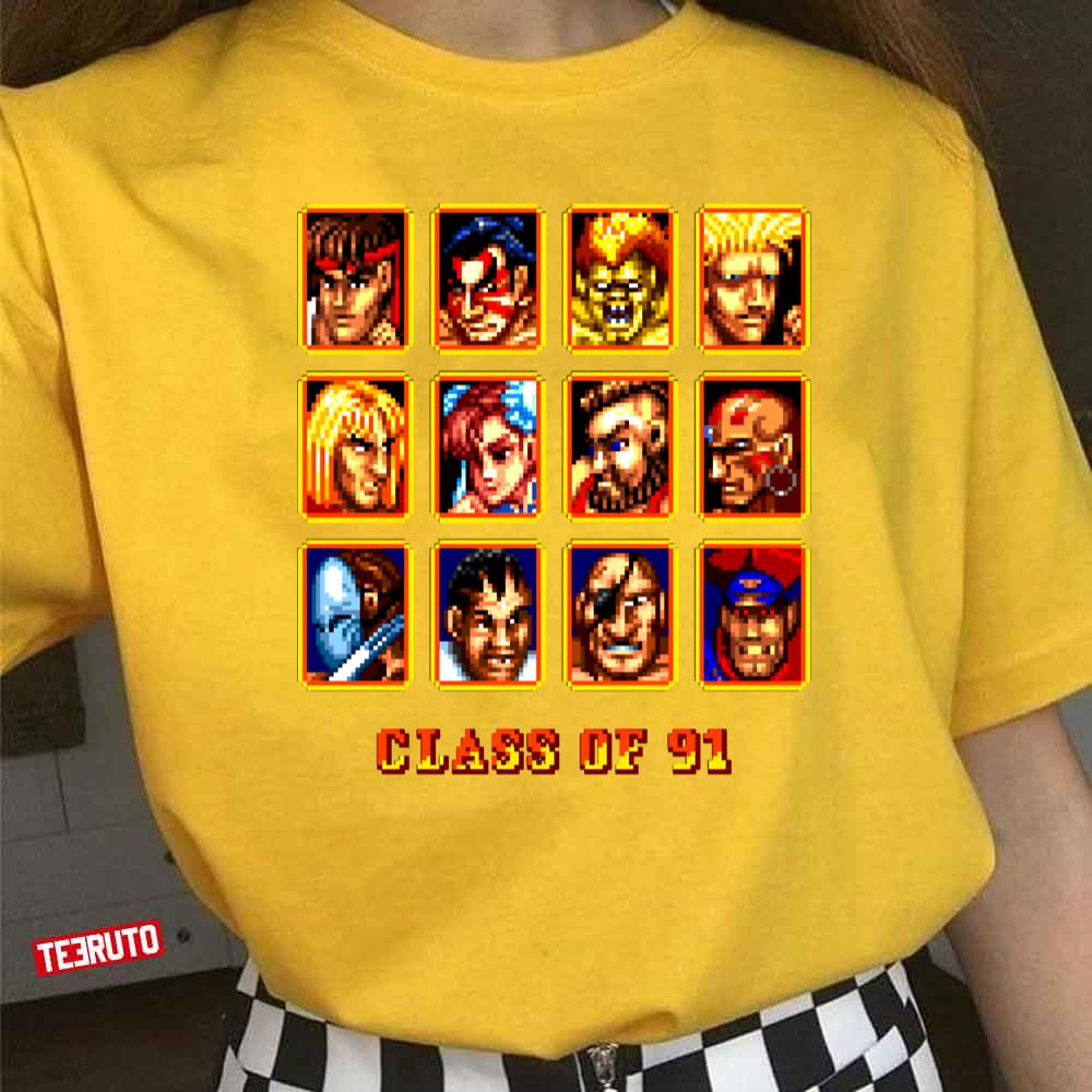 All Character Street Fighter Class Of 91 Unisex T-Shirt