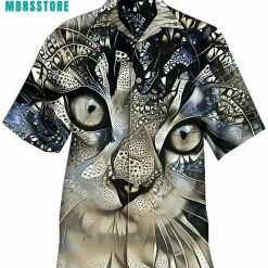 Amazing Cats Pet Summer Beach Summer Tropical Pet Clothing Hawaiian Shirt
