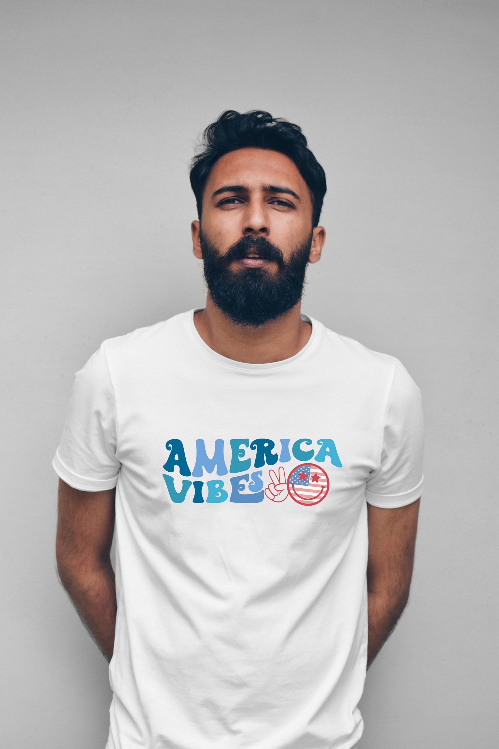 America Vibes Patriotic Fourth Of July American S Boho Vibes 4th Of July Happy Face