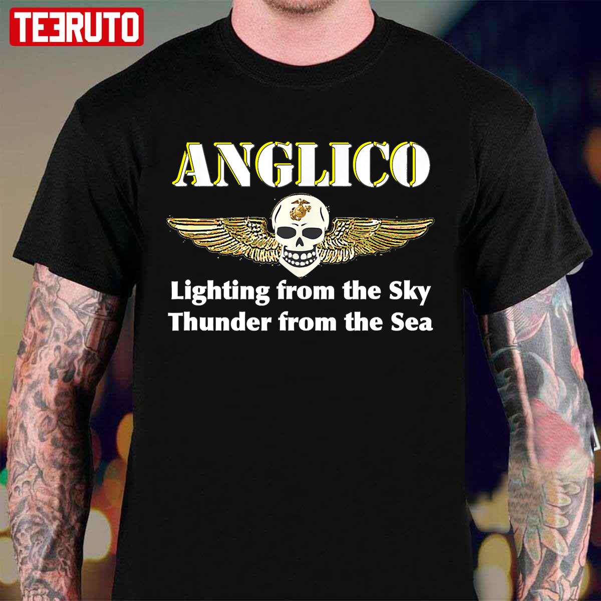 Anglico Eagle Globe Anchor Veteran Unisex T-Shirt