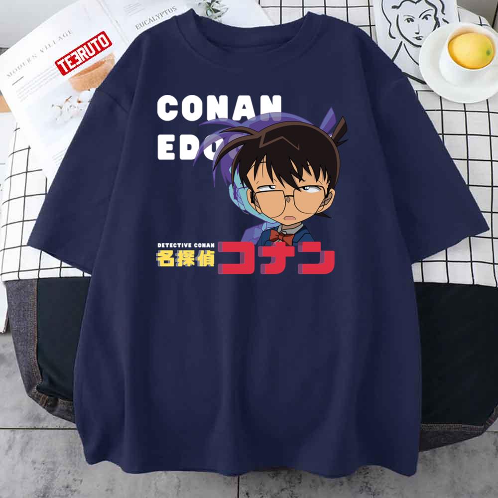 Anime Manga Conan Edogawa Detective Unisex T-Shirt - Teeruto