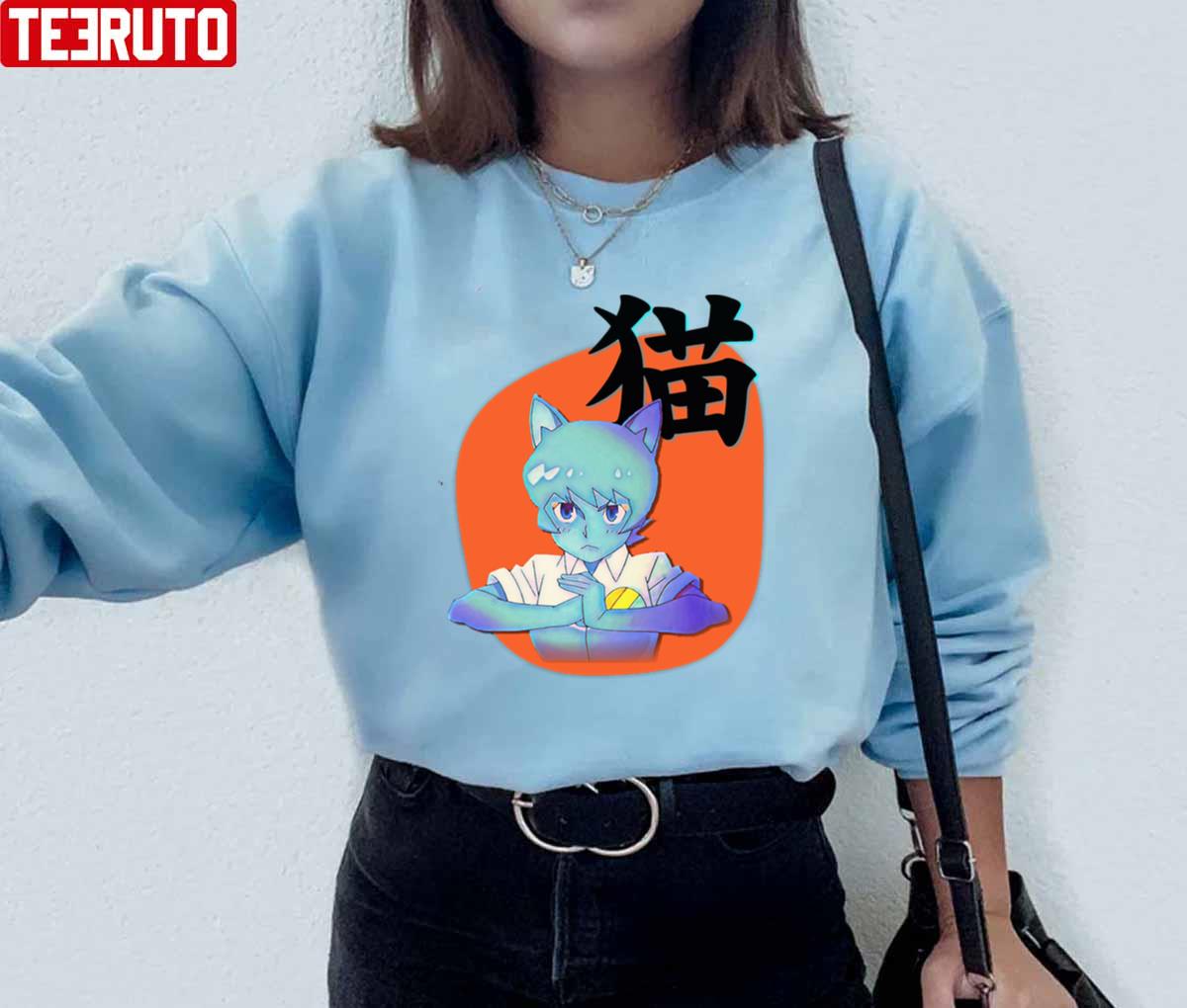 Anime Nicole With Cat In Japanese Amazing World Of Gumball Unisex Hoodie