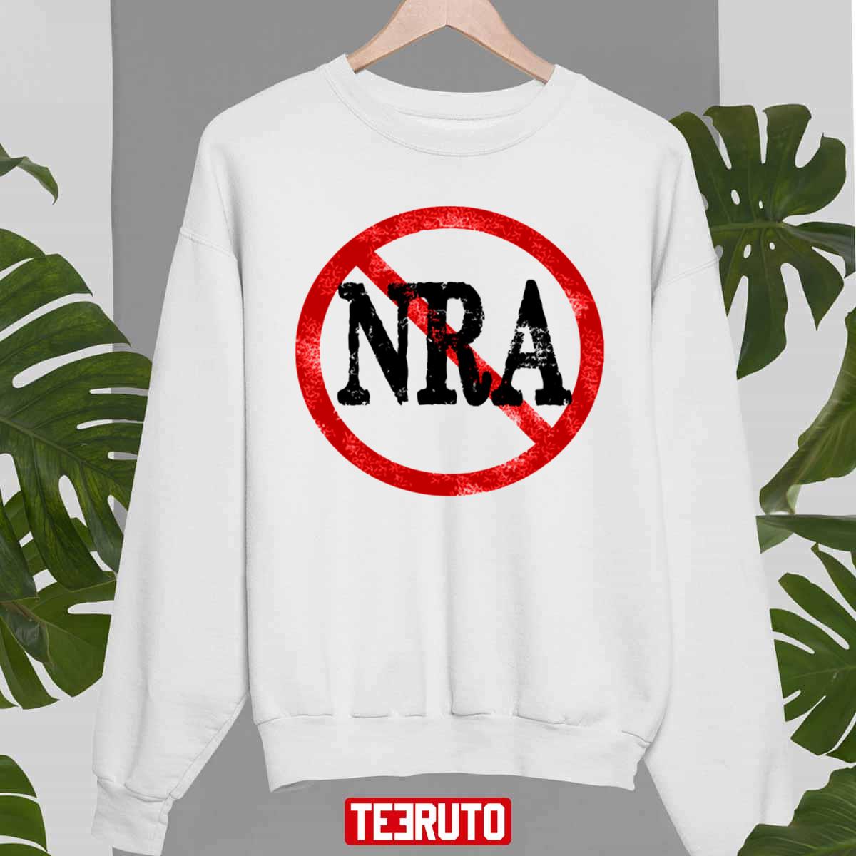 Anti NRA Badge Gun Control Vintage Retro Political Unisex Sweatshirt