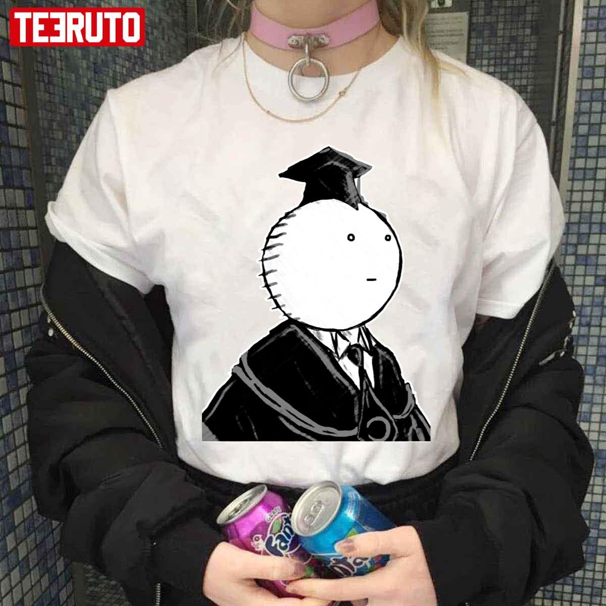 Assassination Classroom Koro Sensei White Face Unisex T-Shirt