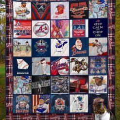 Atlanta Braves Quilt Blanket DUP2