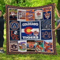 Auburn Tigers Colorado Quilt Blanket
