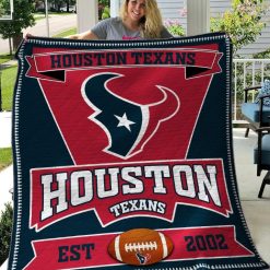 B060626 Quilt Blanket Houston Texans