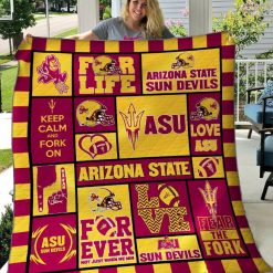 B070602 Quilt Blanket Arizona State Sun Devils