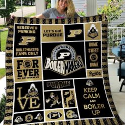 B280509 Quilt Blanket Purdue Boilermakers