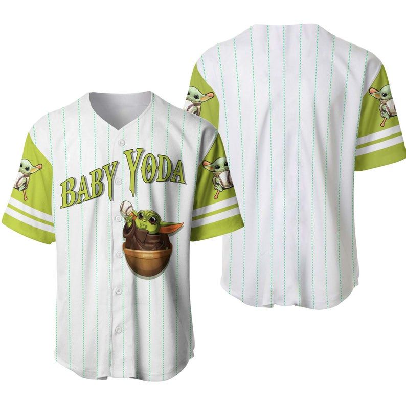 Baby Yoda Star Wars Baseball Jersey 555 Gift For Lover Jersey