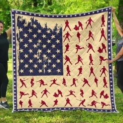 Baseball Premium Quilt Blanket Th0607