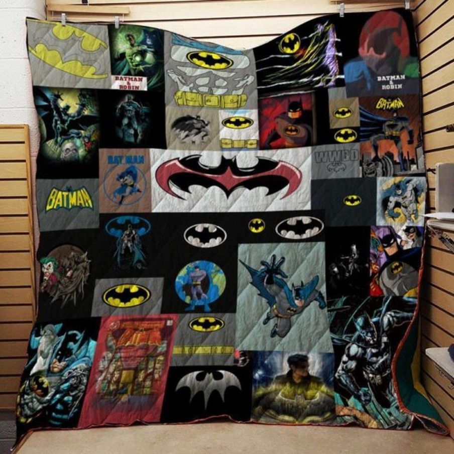Batman Fabric 3D Personalized Customized Quilt Blanket Esr4