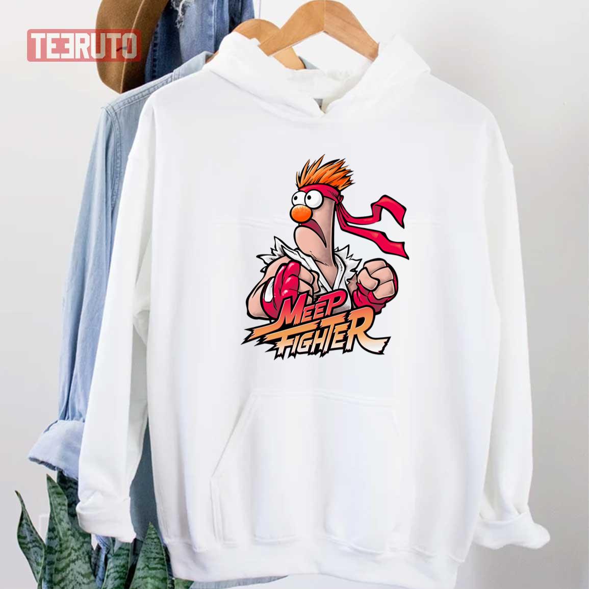 Beaker Meep Fighter Street Fighter Unisex Hoodie