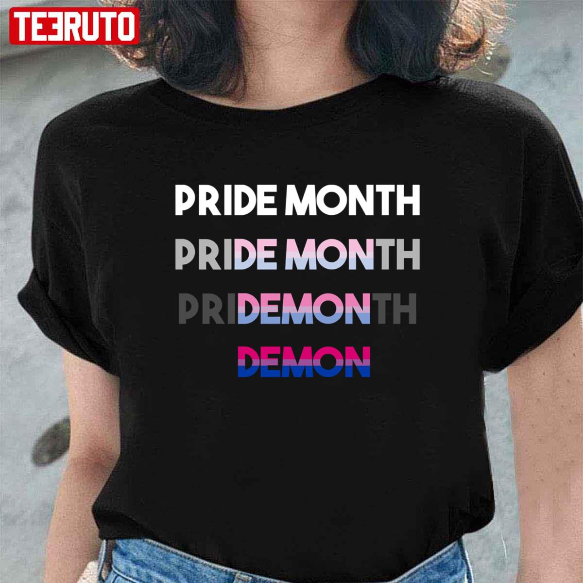 Bi Pride Demon Unisex T-Shirt