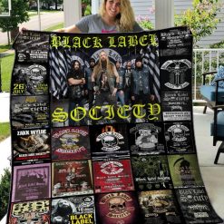 Black Label Society Quilt Blanket Hvt190603