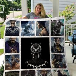 Black Panther Quilt Blanket 01