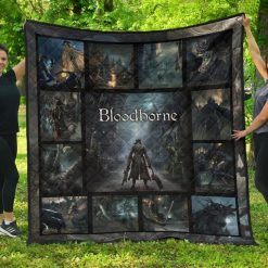 Bloodborne Game Lover Quilt Blanket Gamer TT07